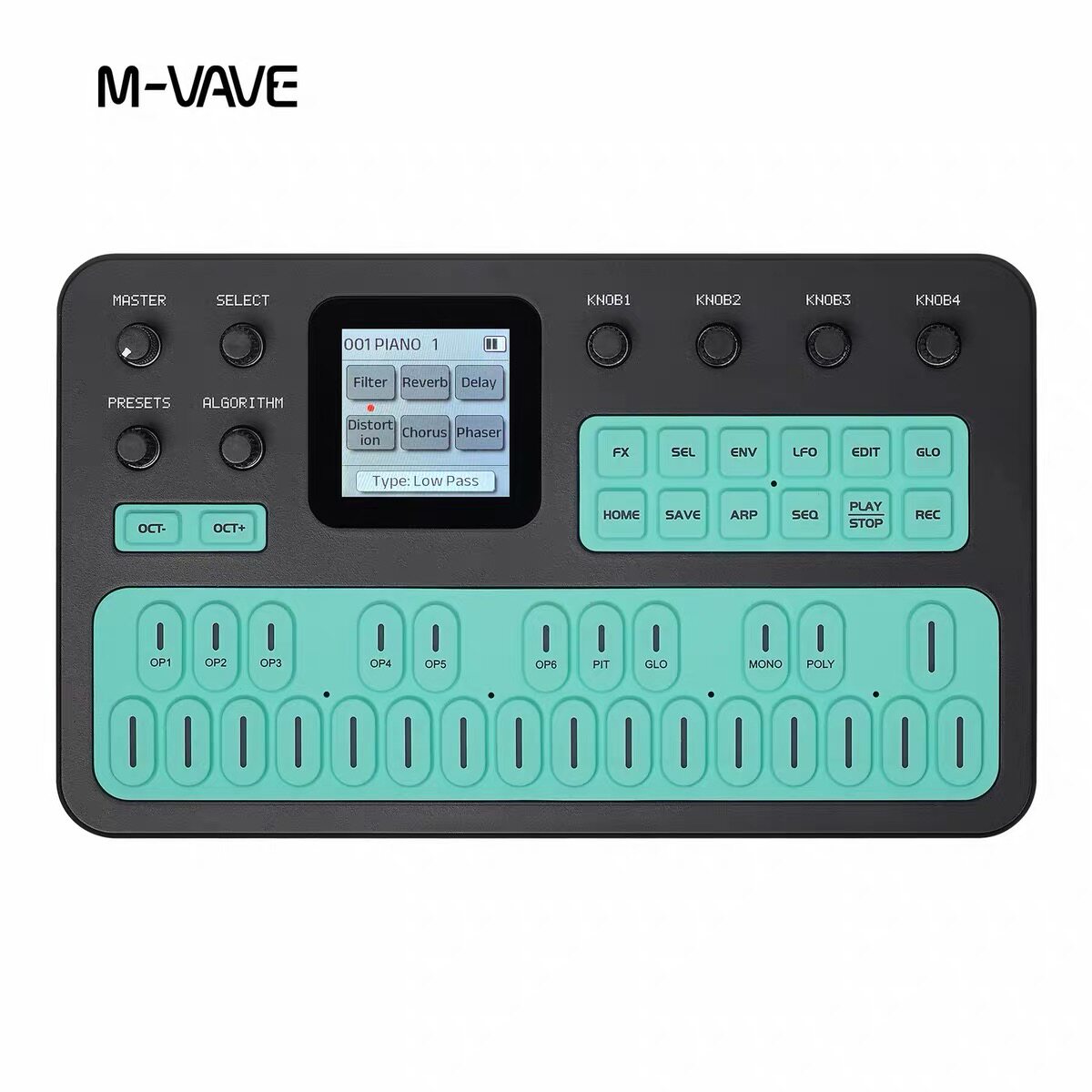 M-VAVE FM1 Pocket FM Synthesiz - Midi Controller Pad 评论和价格